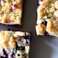 blueberry crumb bars