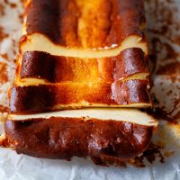 easy basque cheesecake