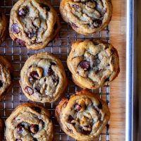 crispy chewy chocolate chip cookies