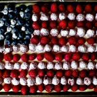 flag cake