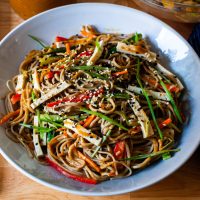 peanut sesame noodles