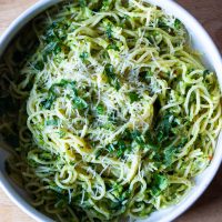 zucchini butter spaghetti